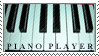 Piano Player - Stamp by LadyMarava
