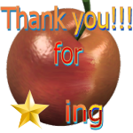 Thank You for Faving Apple by LA-StockEmotes
