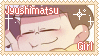 {Request} [Osomatsu-san] Jyushimatsu Girl Stamp by StarryWave