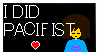 I Did Pacifist Route - Undertale Stamp by JumpOfBunny
