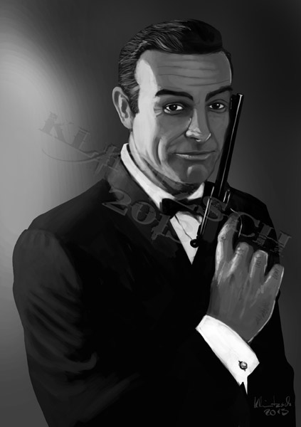 Portrait of the week 007: James Bond by Maxnethaal on DeviantArt