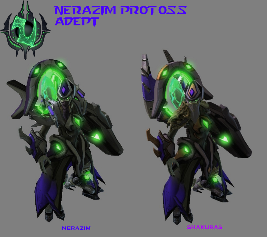 StarCraft 2 - Nerazim Protoss Adept by HammerTheTank