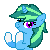 (Icon) Minty Heart Clapping