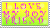 Love My Boyfriend Stamp by AGoddessFinch