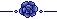 Pixel Rose Divider 2 - Blue