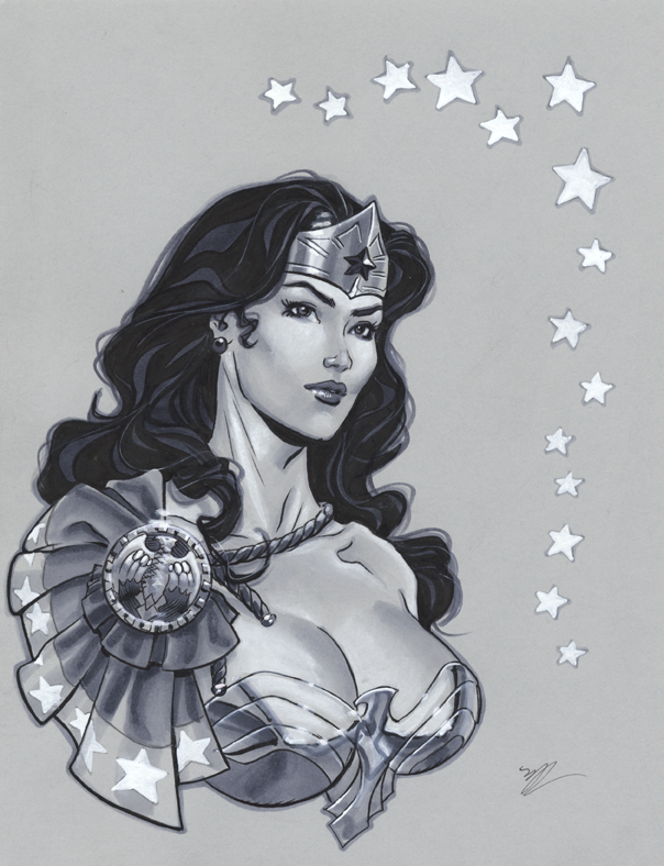 Wonder Woman caped by MichaelDooney