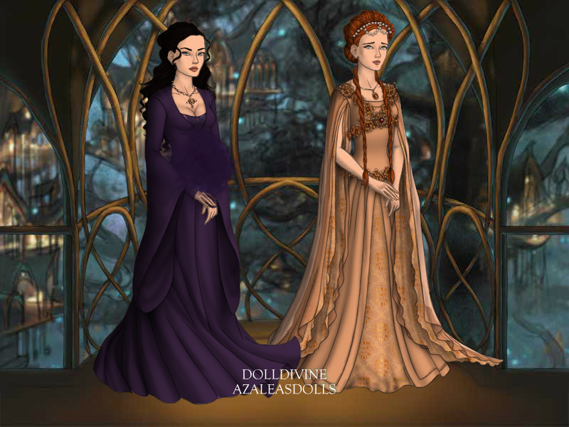 Arianna Baratheon(GOT OC) and Sansa Stark by ishgirl on