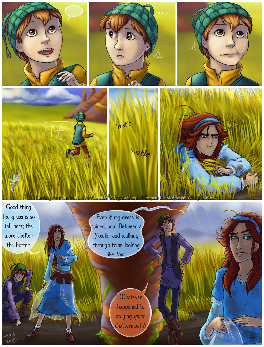 Yowler and Draggin, page 16 by SekoiyaStoryteller