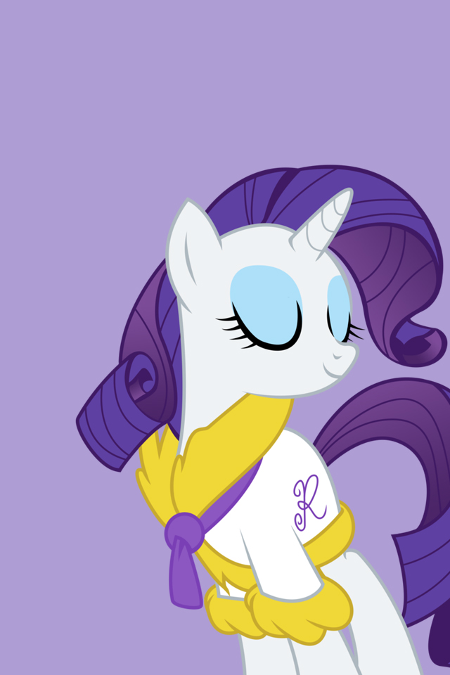 My Little Pony - iPhone Wallpapers - Rarity by doctorpants on ...
