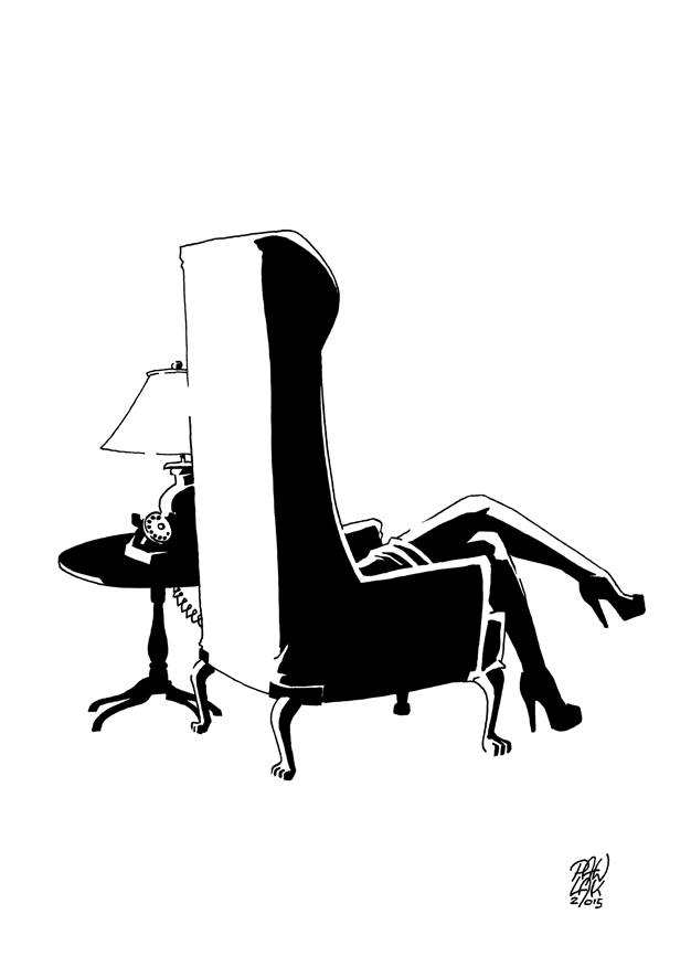 Girl on armchair by GiP7 on DeviantArt