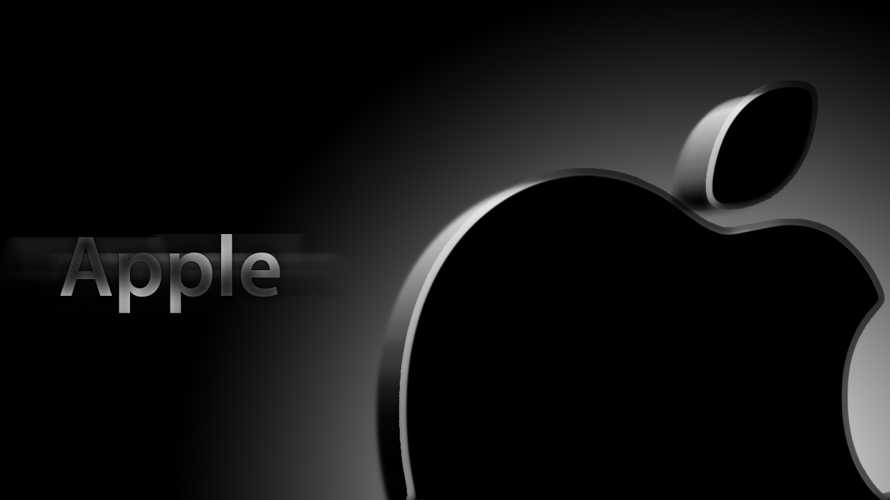 Apple Logo Black Version Jonathan3333 Deviantart Font Gambar