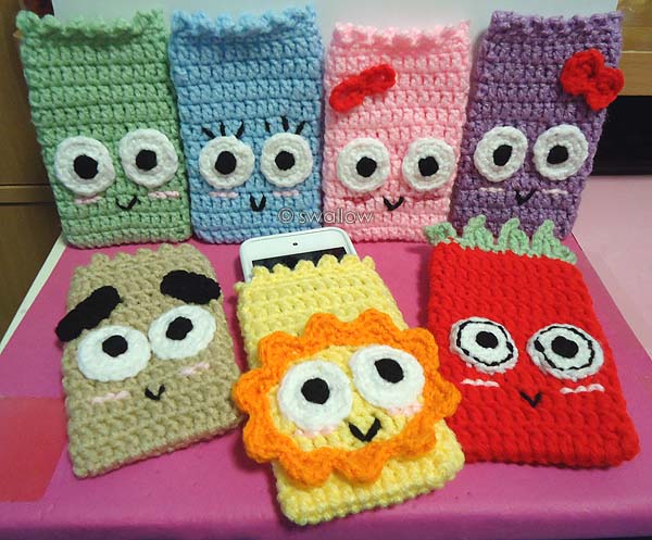 Crochet iPod Touch and iPhone Covers by swallowtt on DeviantArt