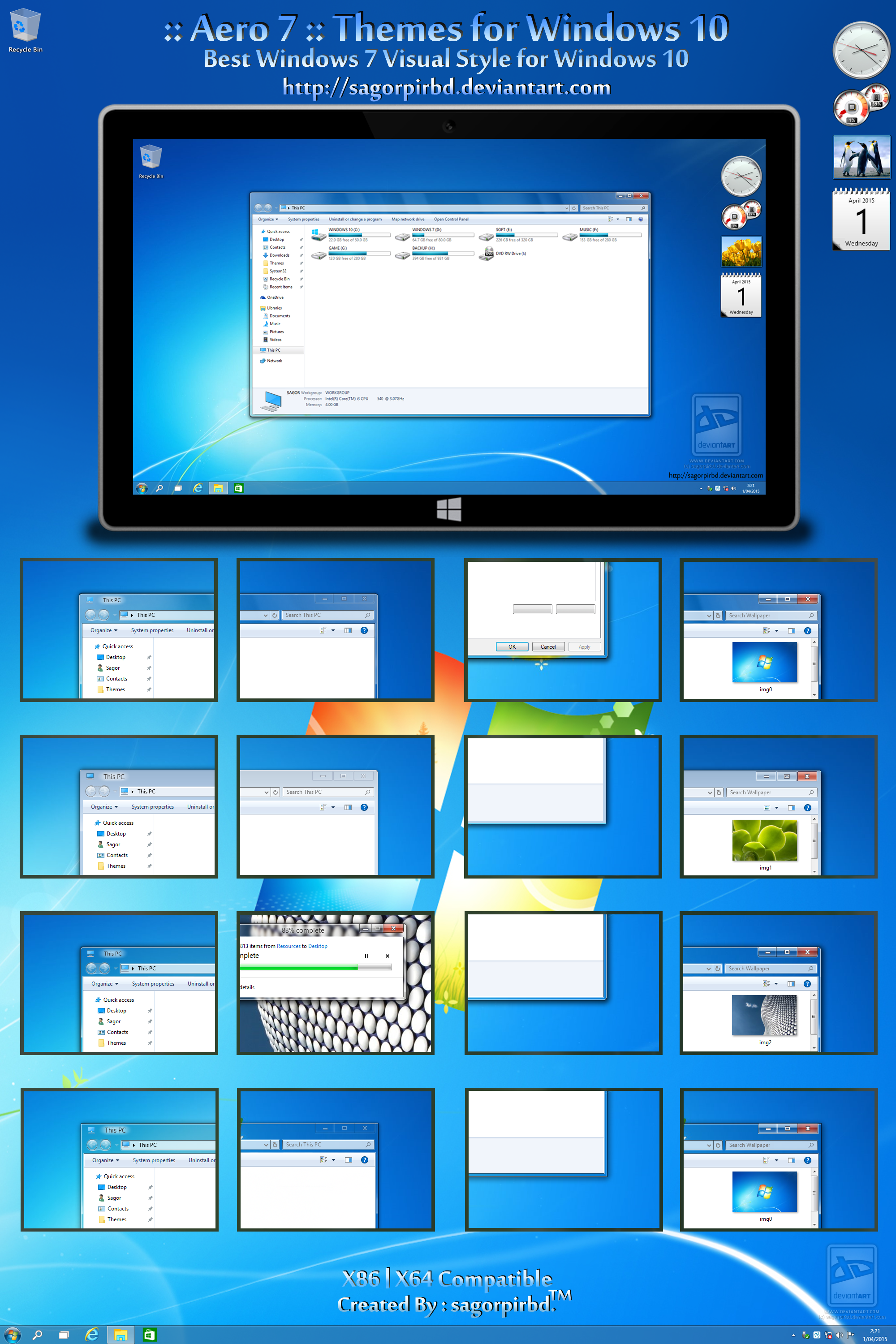 Desktop Themes For Windows 7