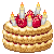 Dacquoise with candles 50x50 icon by RiverKpocc