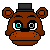 Freddy Fazbear/Freddy Nightmare - Pixel Icon