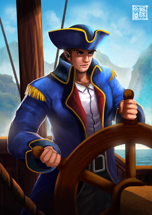 Ship Captain by Wenart