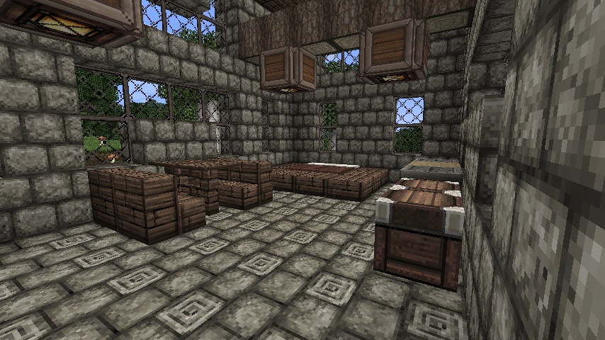 Minecraft - inside of a medieval house by CyberMiez on DeviantArt