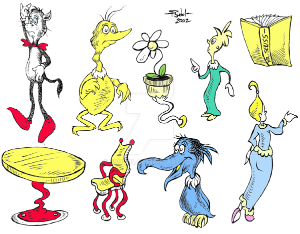 Dr Seuss Characters B 2002 by FSudol on DeviantArt