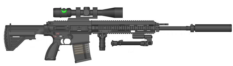 Resultado de imagen para Heckler & Koch HK417 sniper