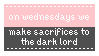 Sacrificial Wednesdays Stamp by Sugary-Stardust