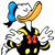 Smug Donald Duck