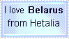 I love Hetalia Belarus stamp by FearlessLullaby
