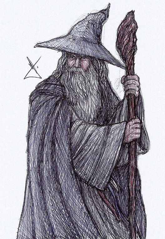 Gandalf sketch by RodWolf on DeviantArt