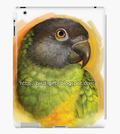 Senegal Parrot Realistic Painting iPad Case