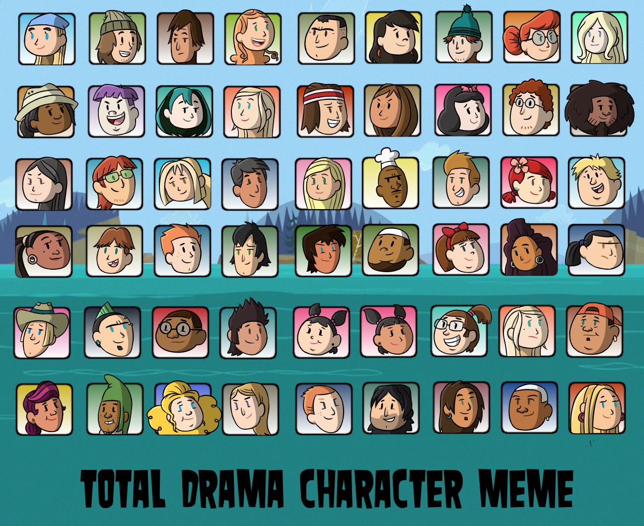 Top 54 Total Drama Characters by ToonYoungster on DeviantArt