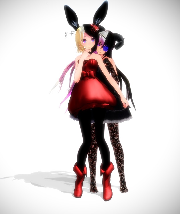MMD rabbit and demon Karin by emaE5151 on DeviantArt