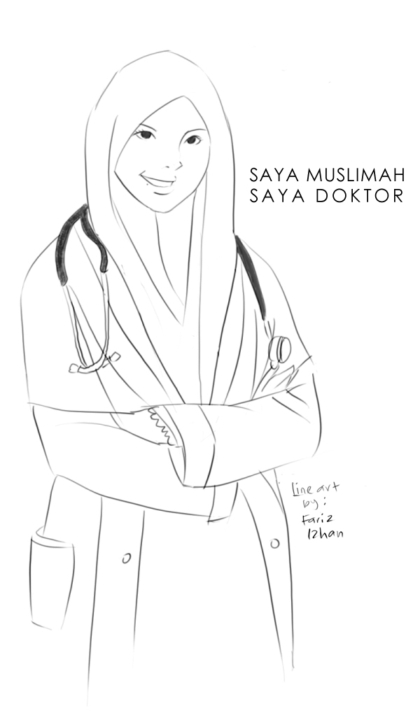 Muslimah doctor by sifarih on DeviantArt