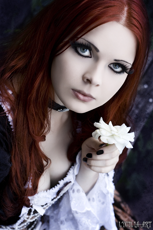 gothic portrait II by Lycilia on DeviantArt