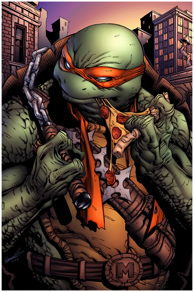 Image result for michelangelo ninja turtle comic