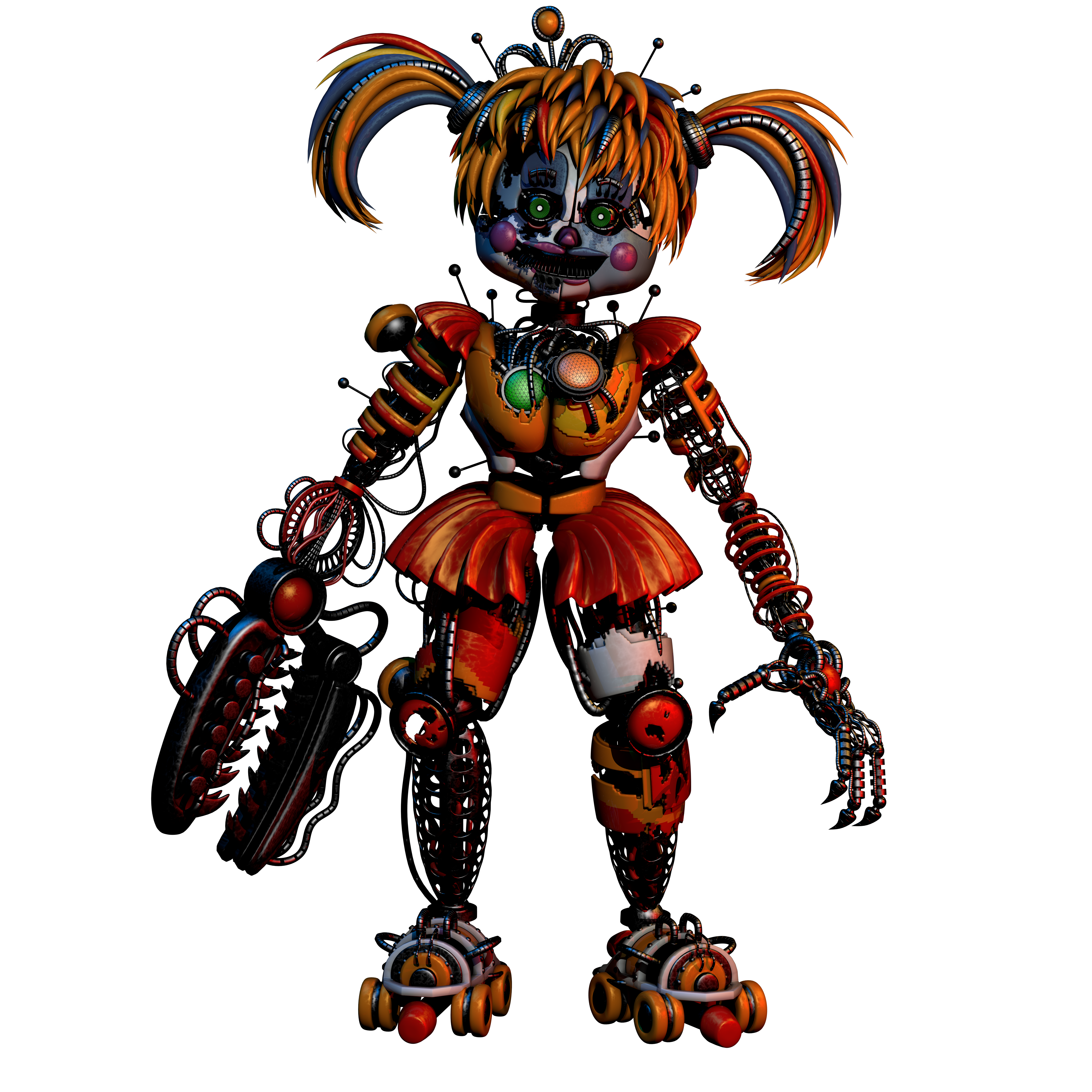 fnaf c4d scrap baby by endyarts by moisogs on deviantart