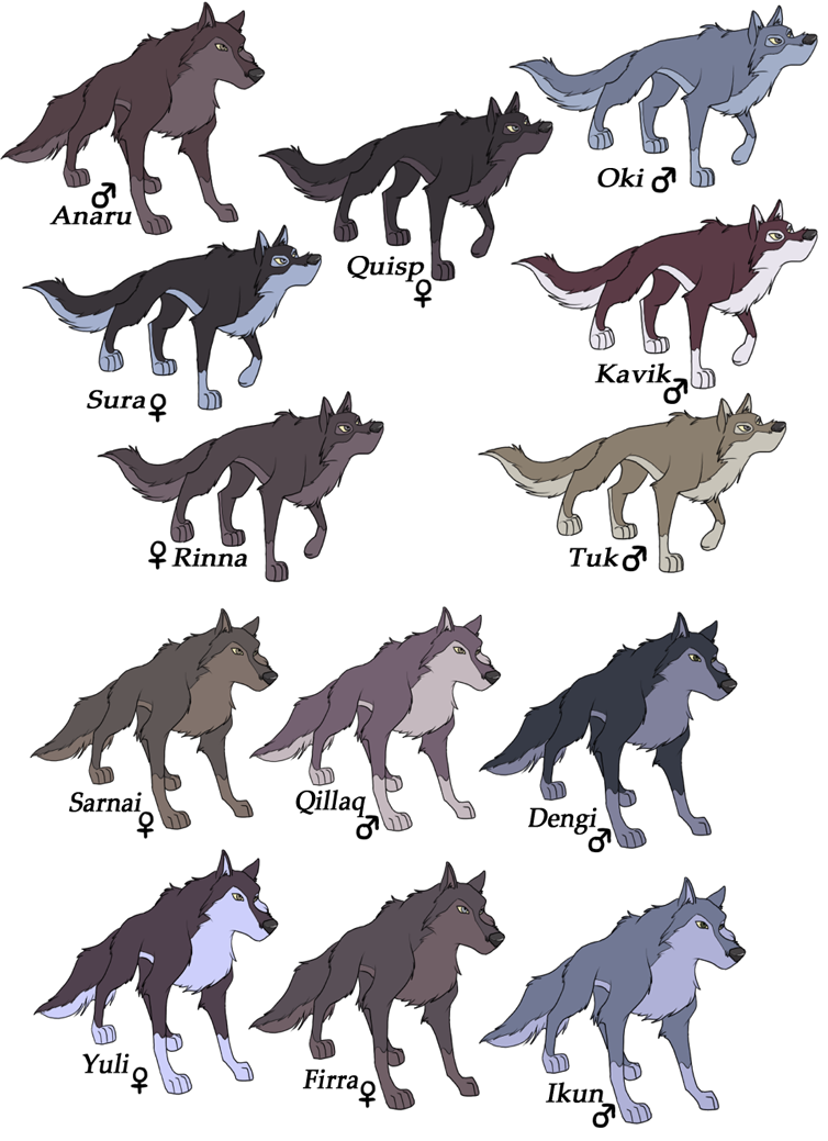Wolfquest: The Pack Wolves by Supatsu on DeviantArt