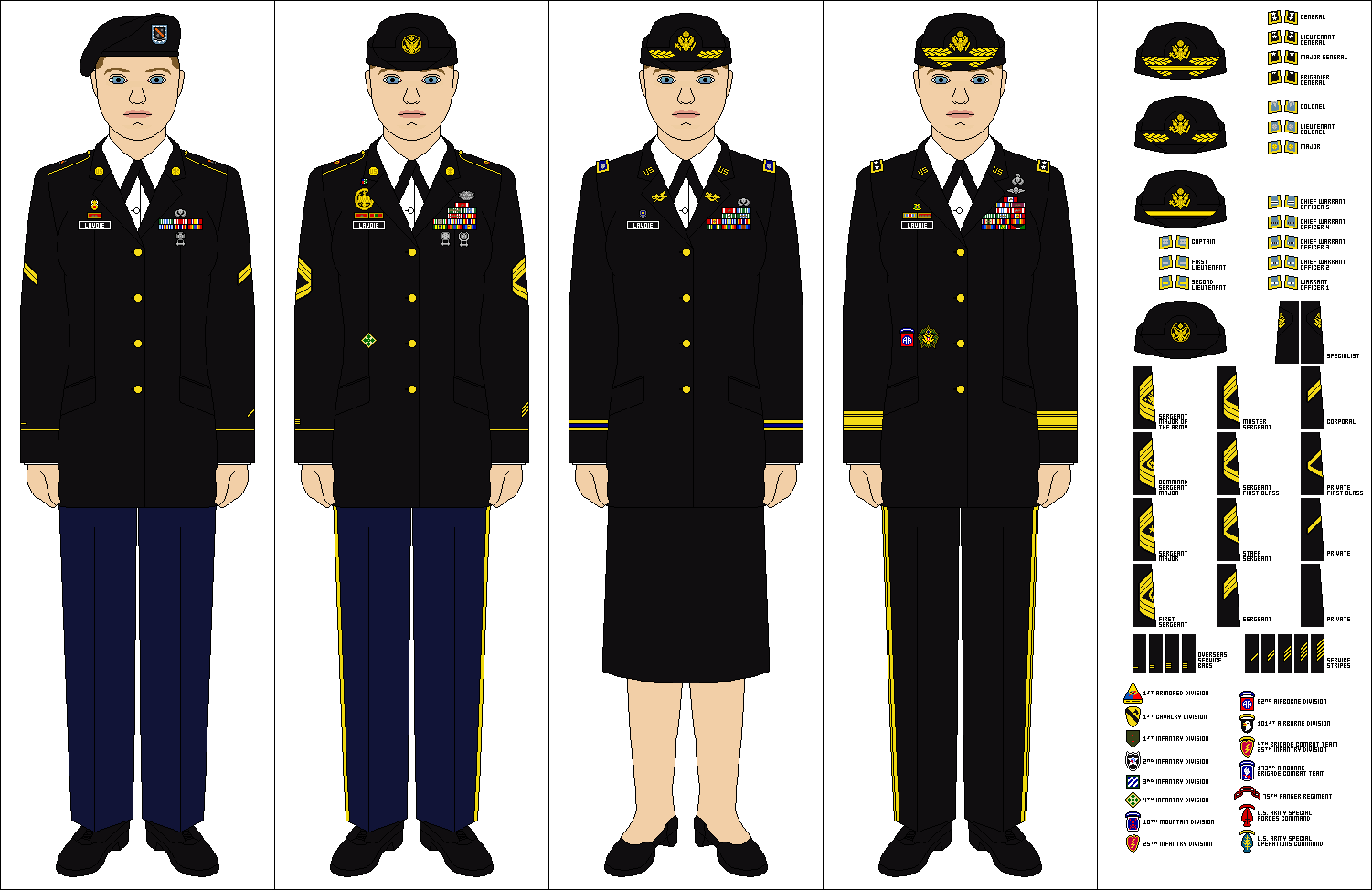 Army Class Blue Uniform 24