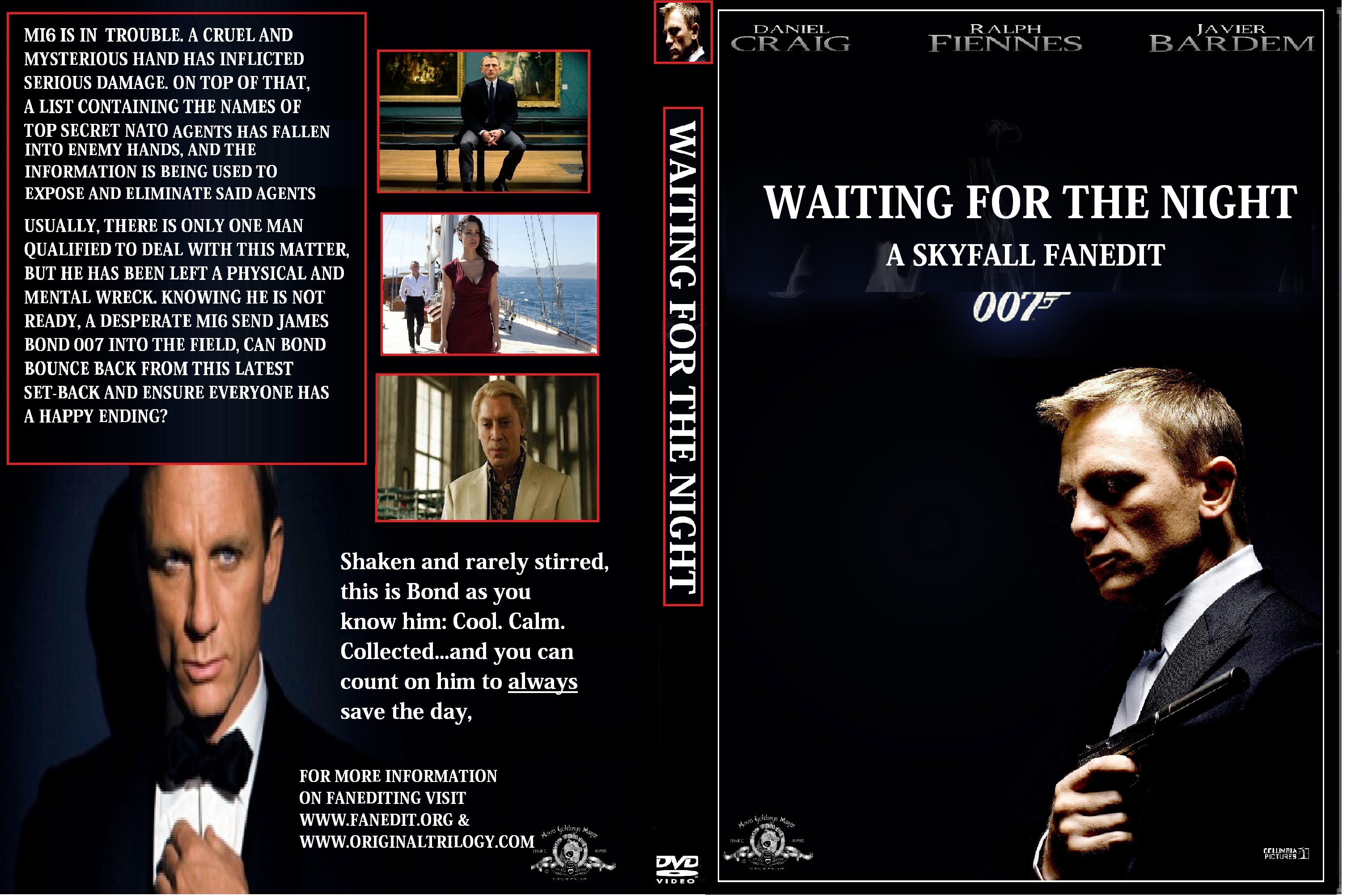 Waiting For The Night DVD Cover (Skyfall Fanedit) by ...
 Skyfall Dvd Cover