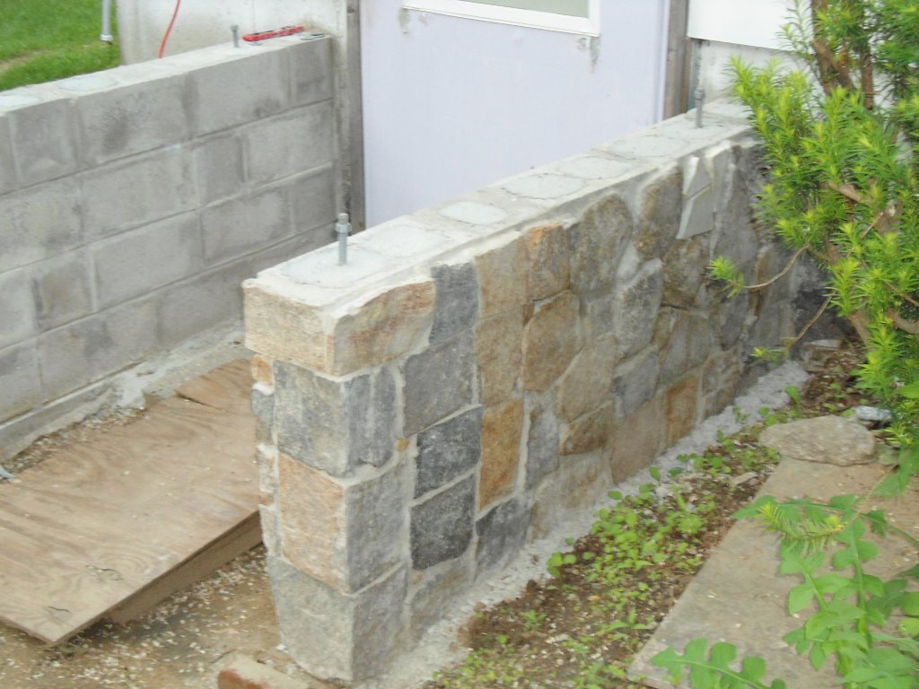 Stone veneer over cinder block by bosemaster42 on DeviantArt
