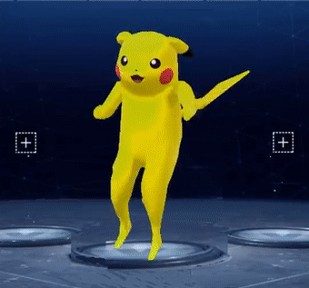 pikachu gets stage iv ligma by secksy sensei - baldi doing fortnite dance gif