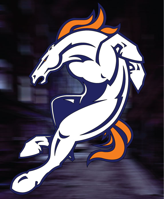Broncos' Logo Illustration by DarkCastleStudios on DeviantArt