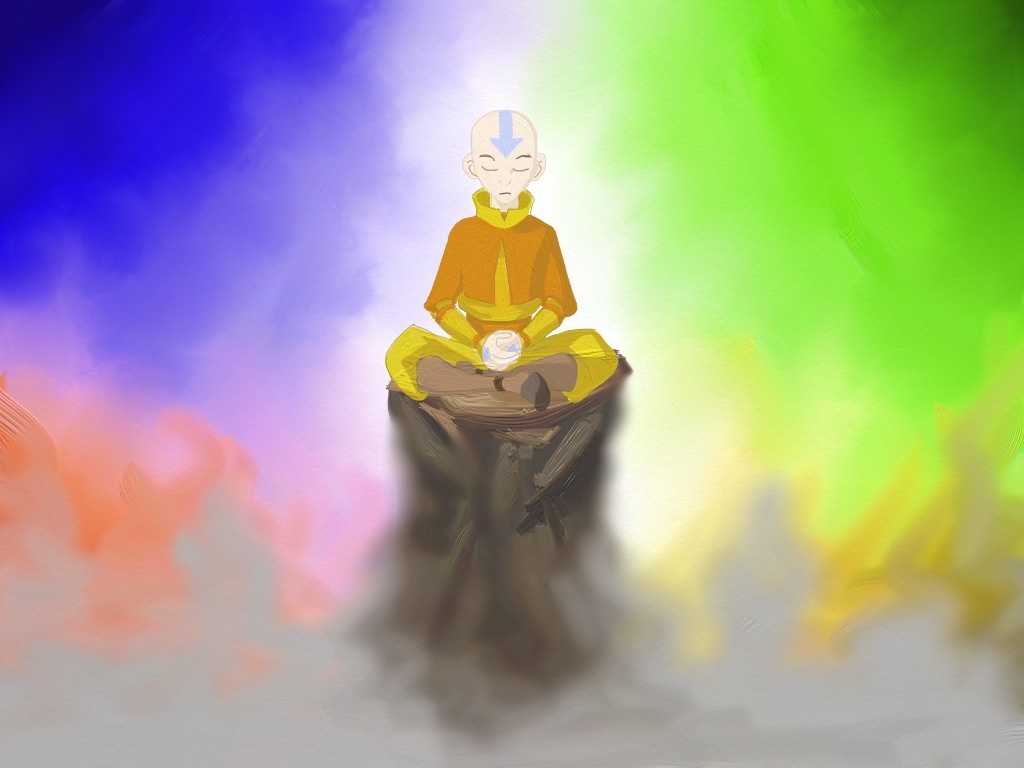 Avatar Aang Meditation By Juggernautart On Deviantart