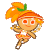 Orange Cookie Emote/Icon [Cookie Run]