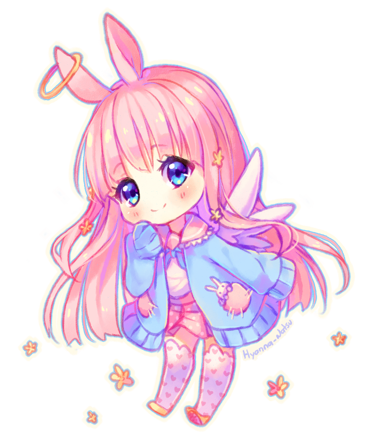 [+Video] Commission - Angel bunny by Hyanna-Natsu