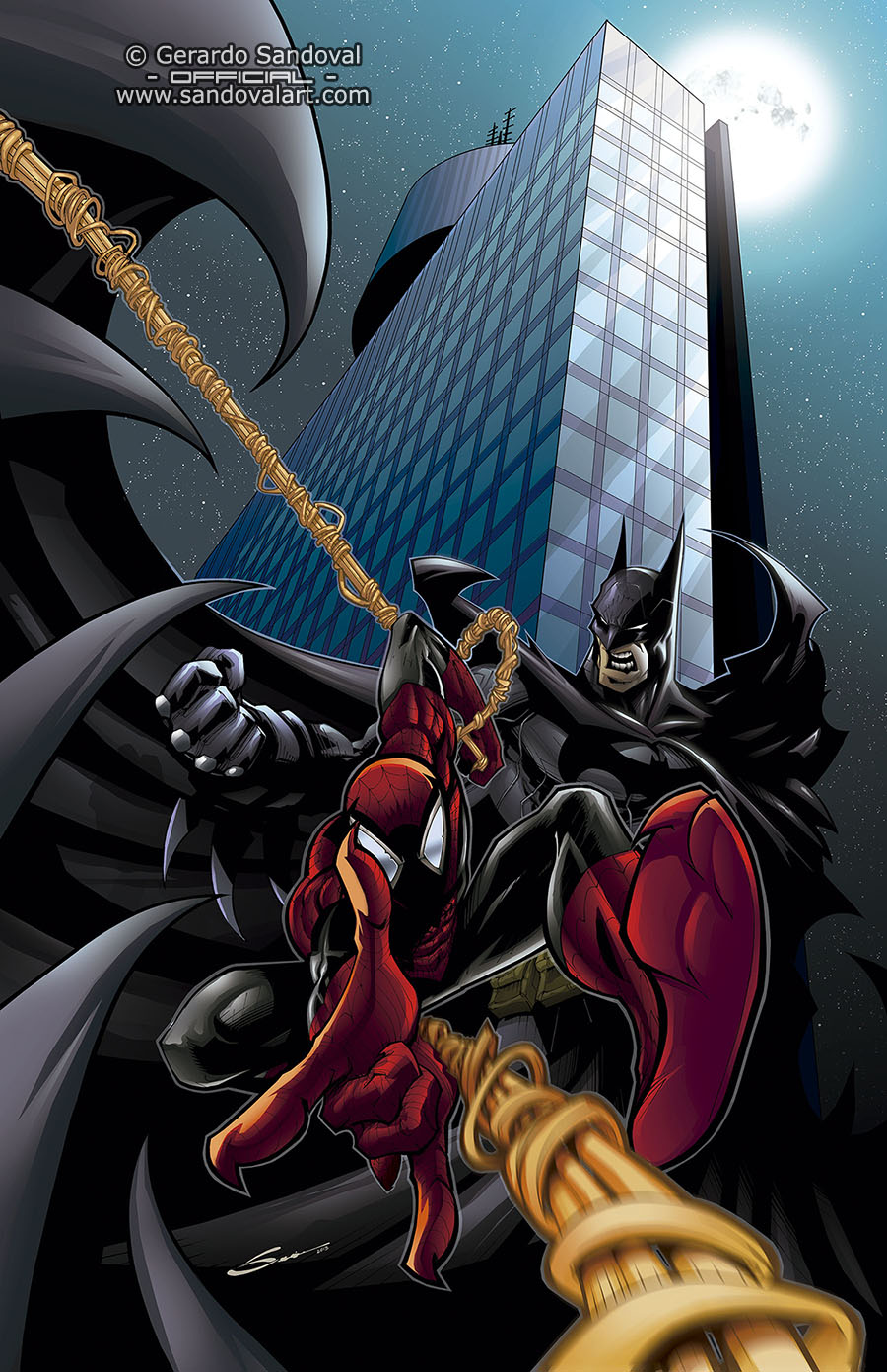 Download La Mole Batman vs Spiderman by Sandoval-Art on DeviantArt