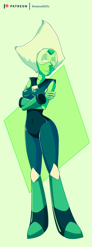Full color + PSD file HERE (or in "Purchase" to the right of the page ->) Old Peridot in full color, yes, she is my fav gem of Steven Universe, she looks like Xj9 but in a green version jeje Per...