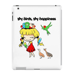 My birds my happiness iPad case