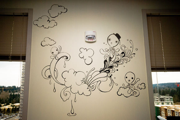 My first wall drawing by yujai on DeviantArt