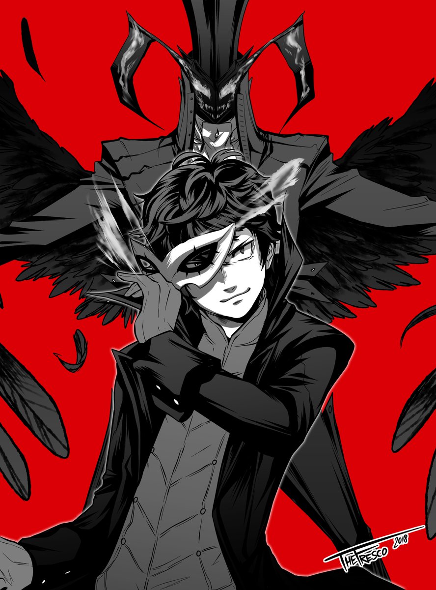 Persona 5 - Joker and Arsene by TheFresco on DeviantArt