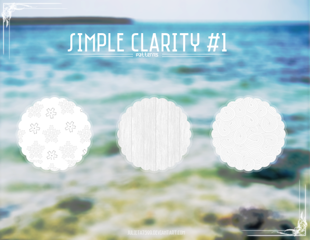 Simple Clarity #1 {Patterns} by Julieta7599