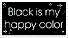 black is my happy color by prince-deer